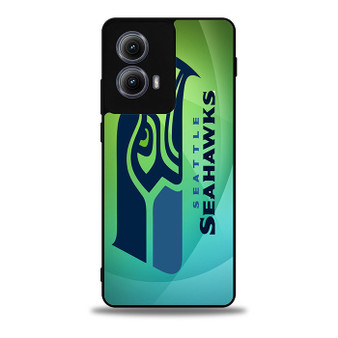 seattle seahawks real Motorola Moto Edge Case