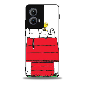 Snoopy and woodstock Motorola Moto Edge Case
