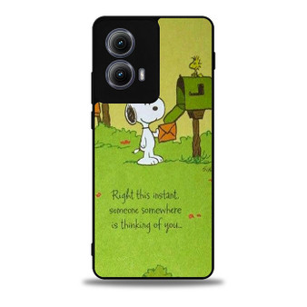 Snoopy In Right this instant Motorola Moto Edge Case