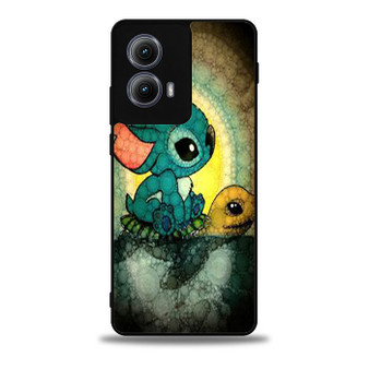 sticth and the turtle Motorola Moto Edge Case