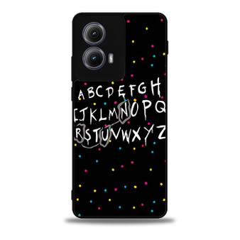 Stranger Things Code Motorola Moto Edge Case