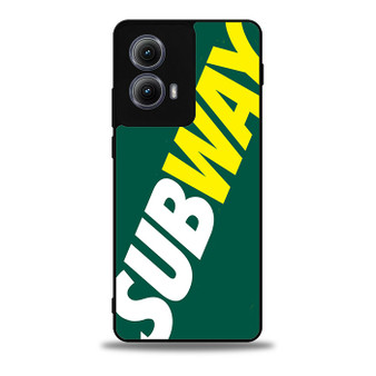 Subway Motorola Moto Edge Case