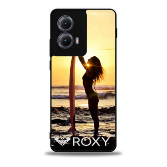 Surfing Girl Roxy Motorola Moto Edge Case