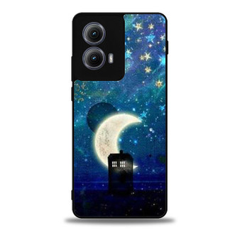 Tardis doctor who in Night Motorola Moto Edge Case