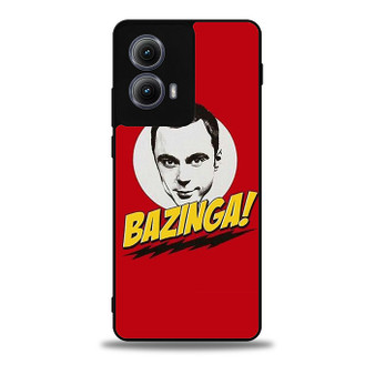 The Big Bang Theory Bazinga Sheldon Motorola Moto Edge Case