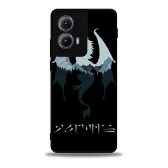 The Elder Scroll of Skyrim a Dragon Born Motorola Moto Edge Case