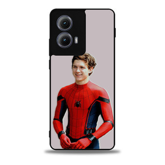 Tom Holland as Spiderman Motorola Moto Edge Case