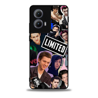 Tom Holland Collage 1 Motorola Moto Edge Case