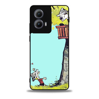 Tree House Calvin and Hobbes Motorola Moto Edge Case