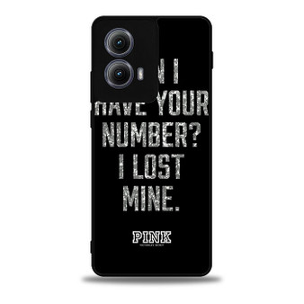 Victoria's Secret Pink Quotes Motorola Moto Edge Case