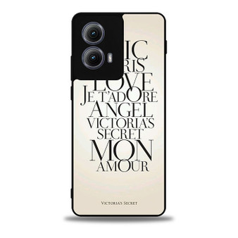 Victoria's Secret Quotes Motorola Moto Edge Case
