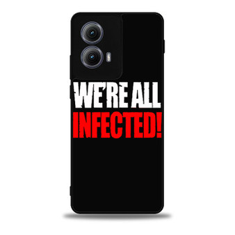 We're all infected quote Motorola Moto Edge Case