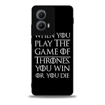 When You Play The Game Of Thrones Motorola Moto Edge Case