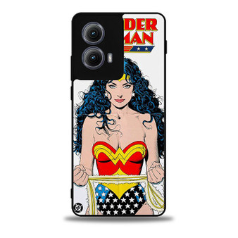 Wonder Woman Comic Cover Motorola Moto Edge Case