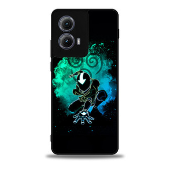 Avatar The Legend of Aang Neon Art Motorola Moto Edge Case