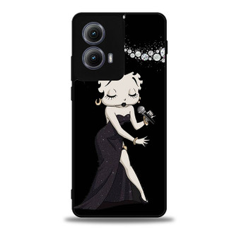 Betty Boop Singing Motorola Moto Edge Case