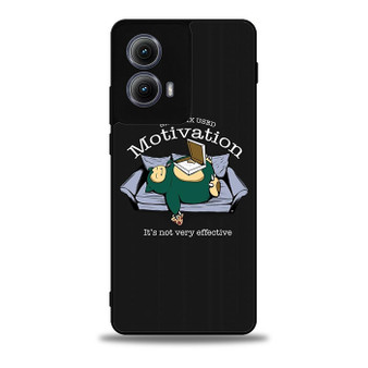 Snorlax Motivation Motorola Moto Edge Case