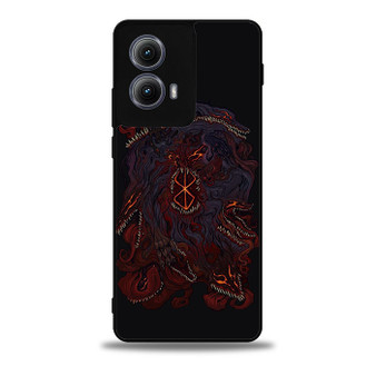 Berserk Logo Surround by the Devil Motorola Moto Edge Case