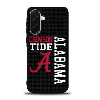 Alabama Cromson Tide in Black Samsung Galaxy A36 5G Case