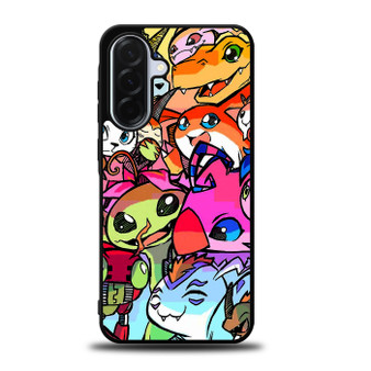 Digimon cute collage Samsung Galaxy A36 5G Case
