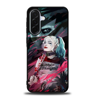 Harley Quenn and Joker in Abstruct Art Samsung Galaxy A36 5G Case