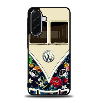 old floral vw retro bus Samsung Galaxy A36 5G Case