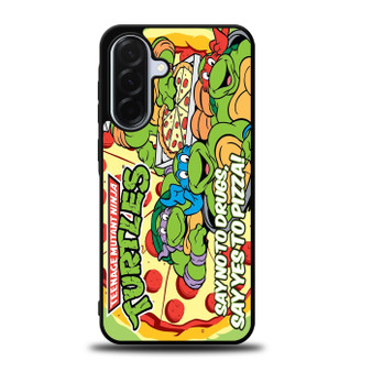 TMNT ninja turtle say yes to pizza Samsung Galaxy A36 5G Case