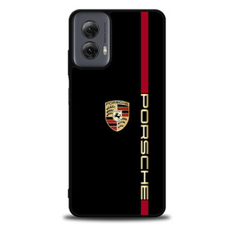 Porsche black car Motorola Moto G Power Case
