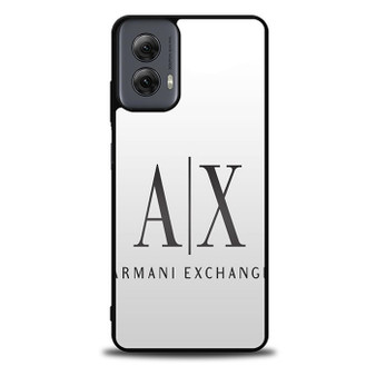 Armani exchange white Motorola Moto G Power Case