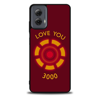Avengers End Game Ironman Quote I Love You 3000 Motorola Moto G Power Case