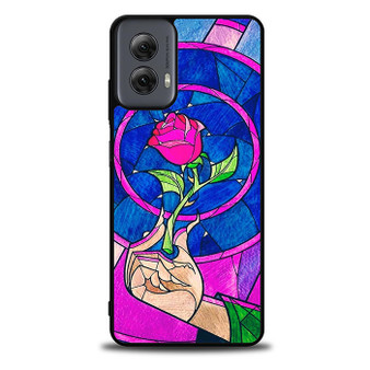 beauty and the beast rose Motorola Moto G Power Case