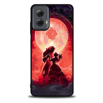 beauty and the beast vintage art Motorola Moto G Power Case
