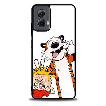 BFF Calvin and Hobbes Motorola Moto G Power Case