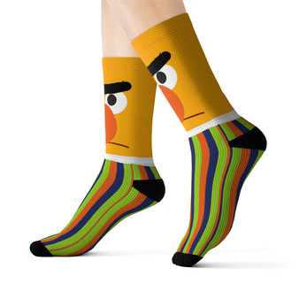 Sesame street bert unisex adult socks
