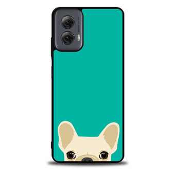blue french bulldog Motorola Moto G Power Case