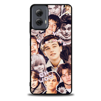 Lenardo Di Caprio Young Collage Motorola Moto G Power Case