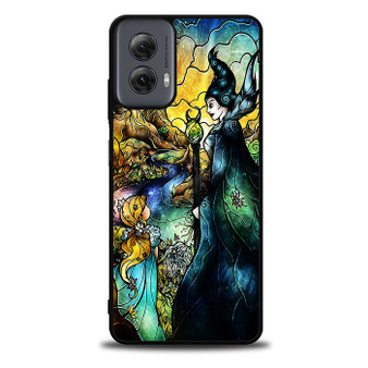 Maleficent Glass Art 2 Motorola Moto G Power Case