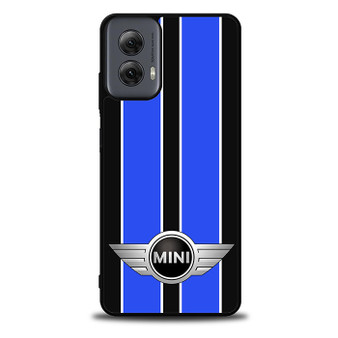 Mini Cooper Black And Blue Motorola Moto G Power Case