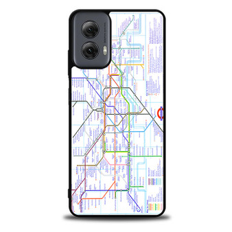 new york map Motorola Moto G Power Case