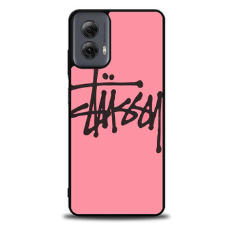Pink Stussy Innovative Motorola Moto G Power Case