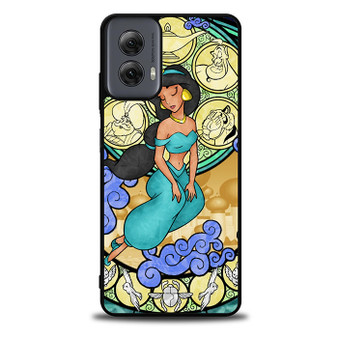 princess jasmine stained glass Motorola Moto G Power Case