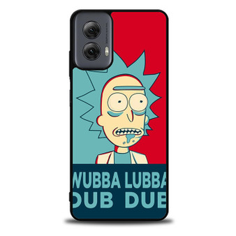 Rick and Morty Wubba Lubba Dub Dub 2 Motorola Moto G Power Case