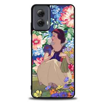 Snow White Floral Forest Motorola Moto G Power Case