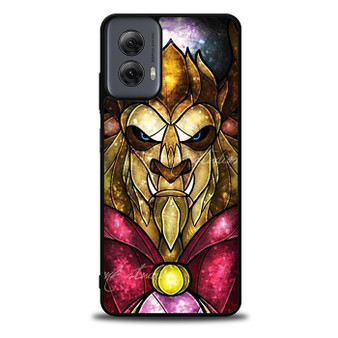 the beast stained glass Motorola Moto G Power Case