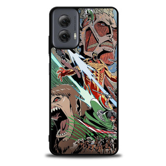 Attack on Titan Charge Motorola Moto G Power Case