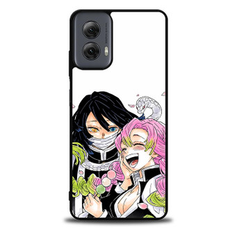 Demon Slayer Mitsuri Kanroji And Obanai Motorola Moto G Power Case