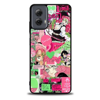 Demon Slayer Mitsuri Kanroji Collage Motorola Moto G Power Case
