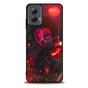 Demon Slayer Tanjiro Almost Demon Motorola Moto G Power Case