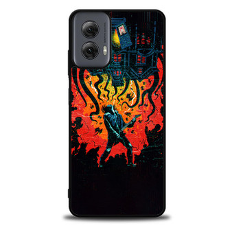 Stranger Things Eddie Munson Playing Guitar Motorola Moto G Power Case