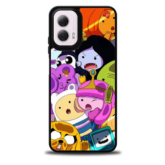 Adventure time character on a glass Motorola Moto G 5G 2024/ Moto G 5G 2025 Case